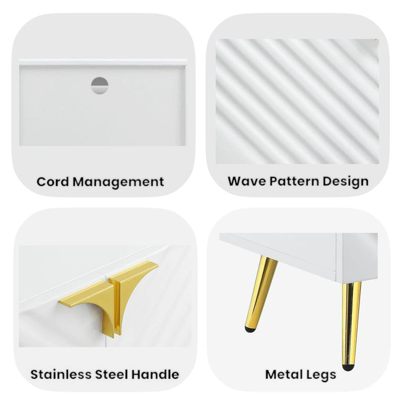 Calgary Furniture Emporium Gaines TV Stand with Cable Management LV01138 IMAGE 6