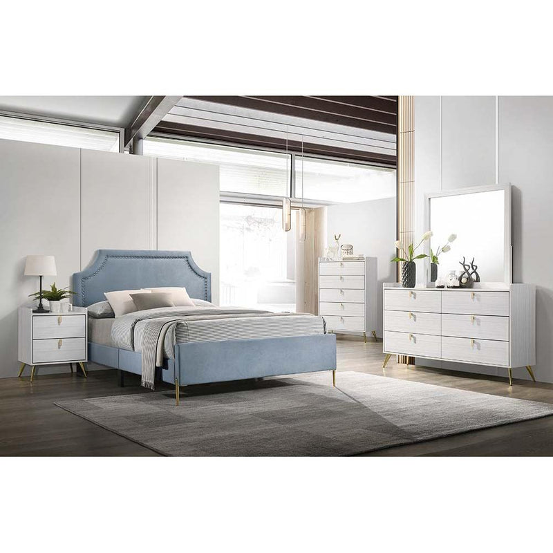Calgary Furniture Emporium Milla Queen Upholstered Platform Bed BD01181Q IMAGE 4