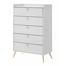 Calgary Furniture Emporium Zeena 5-Drawer Chest BD01180 IMAGE 1
