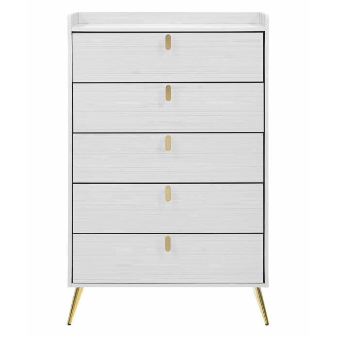 Calgary Furniture Emporium Zeena 5-Drawer Chest BD01180 IMAGE 3