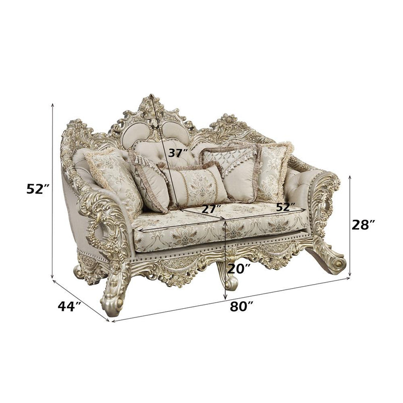 Calgary Furniture Emporium Danae Stationary Fabric Loveseat LV01194 IMAGE 8