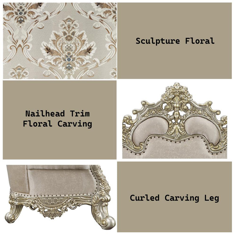 Calgary Furniture Emporium Danae Stationary Fabric Loveseat LV01194 IMAGE 9