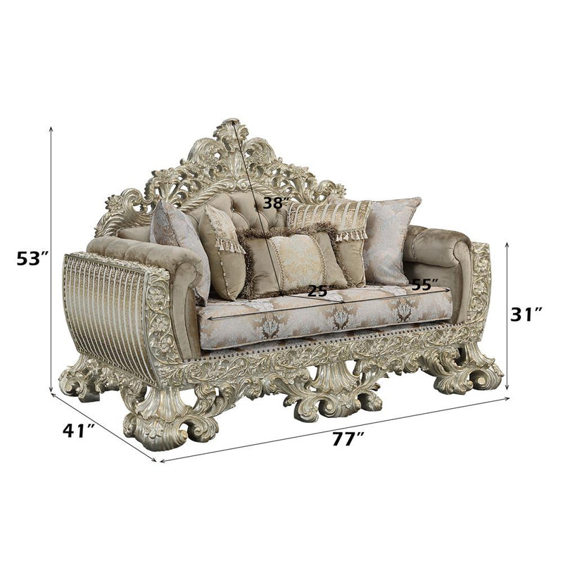 Calgary Furniture Emporium Sorina Stationary Fabric Loveseat LV01206 IMAGE 7