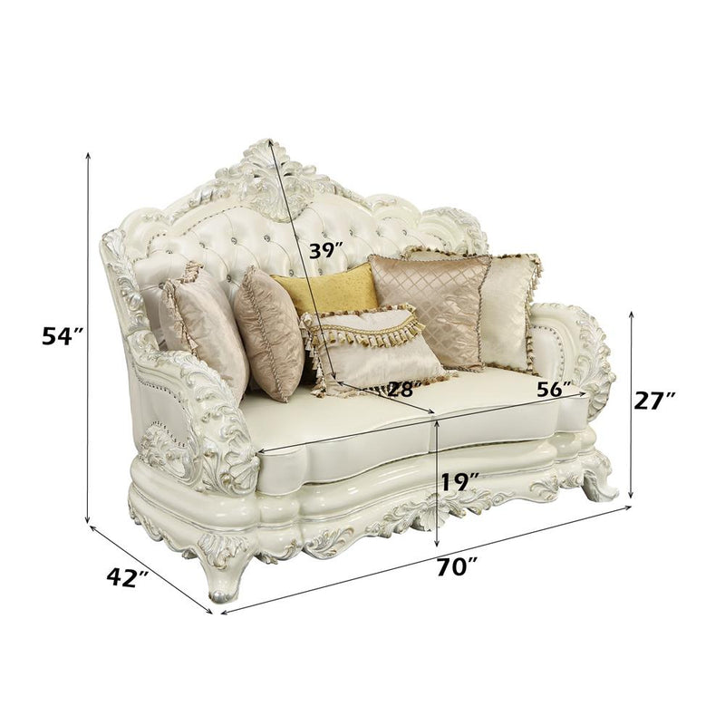Calgary Furniture Emporium Adara Stationary Fabric Loveseat LV01225 IMAGE 5