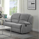 Calgary Furniture Emporium Zorina Reclining Fabric Loveseat LV01285 IMAGE 1