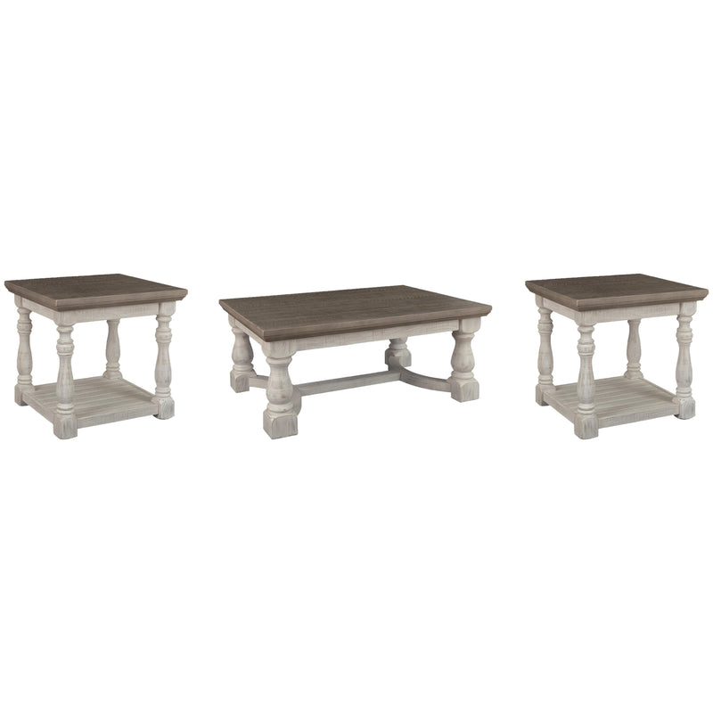  Signature Design by Ashley Havalance T814T1 Coffee Table and 2 End Tables IMAGE 1