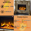 Calgary Furniture Emporium Dresden Freestanding Electric Fireplace AC01308 IMAGE 3