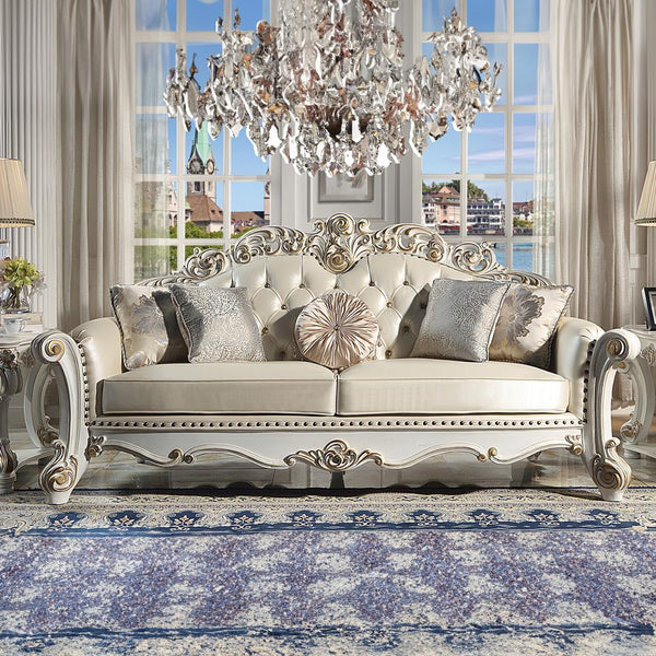 Calgary Furniture Emporium Vendome Stationary Polyurethane Sofa LV01324 IMAGE 1