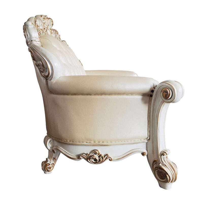 Calgary Furniture Emporium Vendome Stationary Polyurethane Loveseat LV01325 IMAGE 4