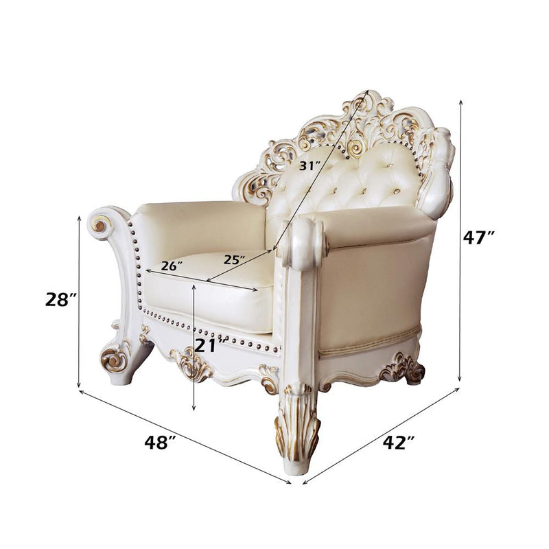 Calgary Furniture Emporium Vendome Stationary Polyurethane Chair LV01326 IMAGE 8
