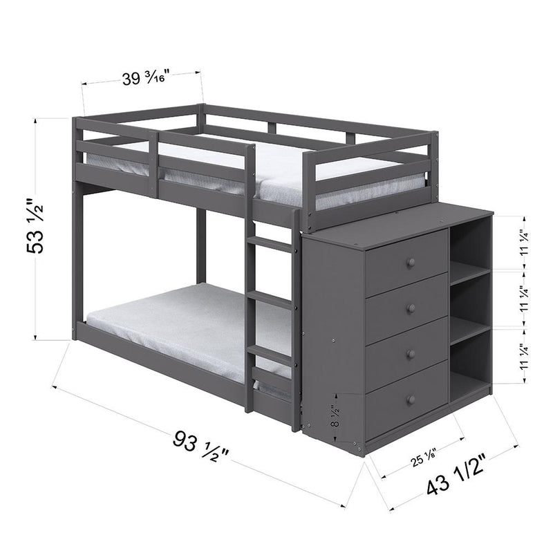 Calgary Furniture Emporium Kids Beds Bunk Bed BD01372 IMAGE 10