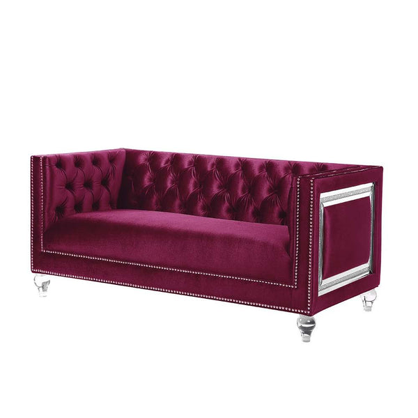Calgary Furniture Emporium Heibero Stationary Fabric Loveseat LV01401 IMAGE 1