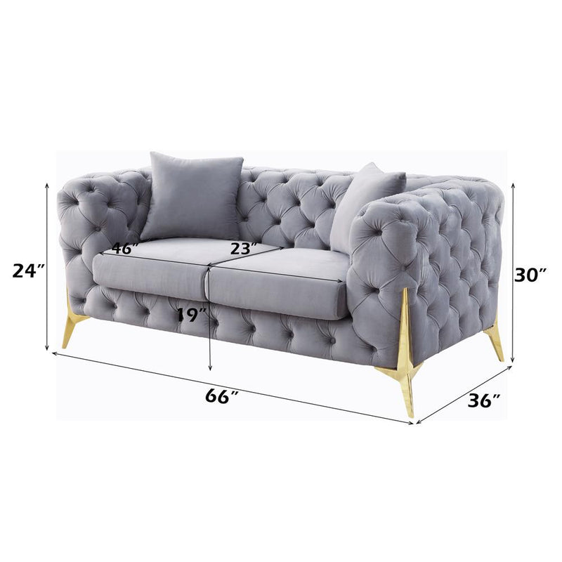 Calgary Furniture Emporium Jelanea Stationary Fabric Loveseat LV01407 IMAGE 5