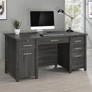 Coaster Furniture Dylan 801576 60-inch 4-Drawer Lift Top Office Desk - Weathered Grey IMAGE 11