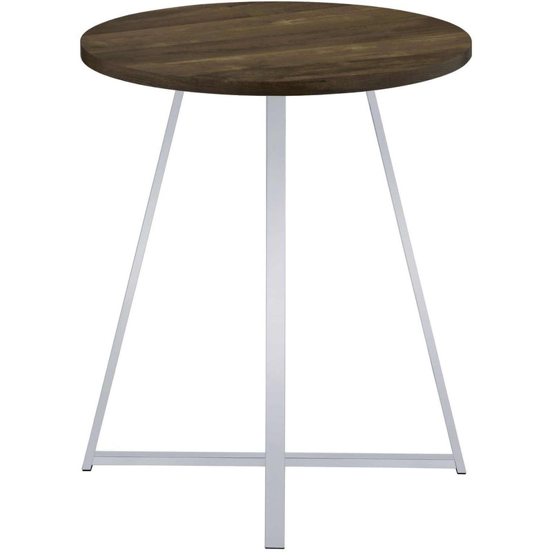 Coaster Furniture Burkhart 183516 Round 35-inch Pub Height Bistro Bar Table - Brown Oak IMAGE 3