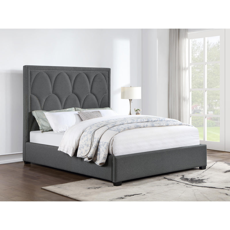 Coaster Furniture Bowfield 315900Q Upholstered Queen Panel Bed - Charcoal IMAGE 8