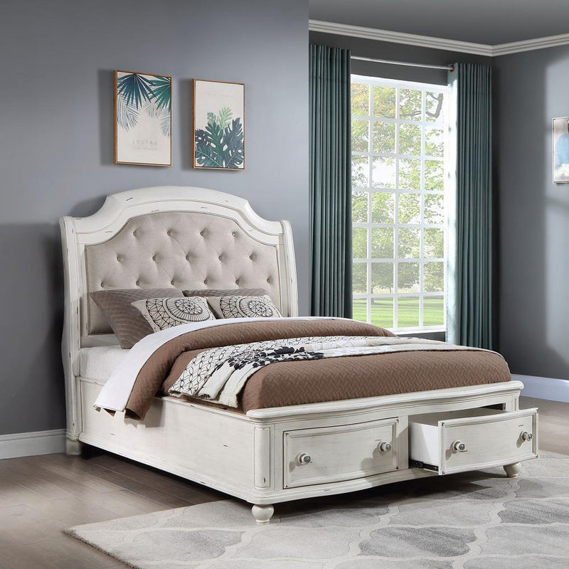 Calgary Furniture Emporium Jaqueline King Upholstered Panel Bed with Storage BD01432EK IMAGE 1