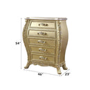 Calgary Furniture Emporium Cabriole 5-Drawer Chest BD01467 IMAGE 3