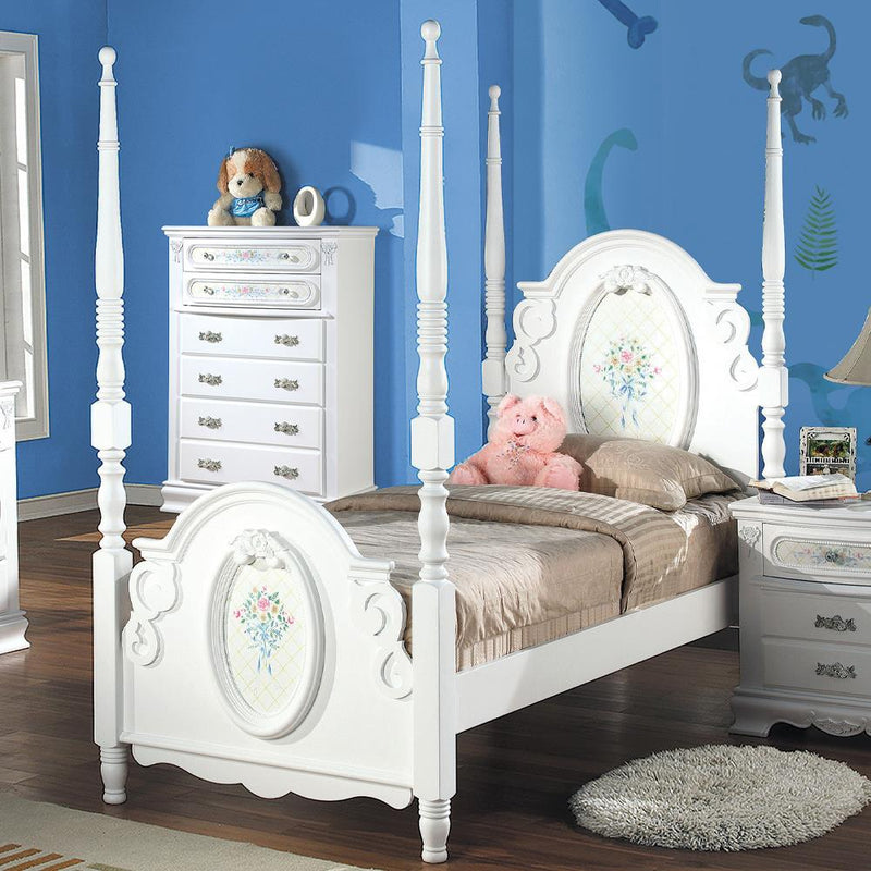Calgary Furniture Emporium Flora Twin Poster Bed BD01638T IMAGE 1