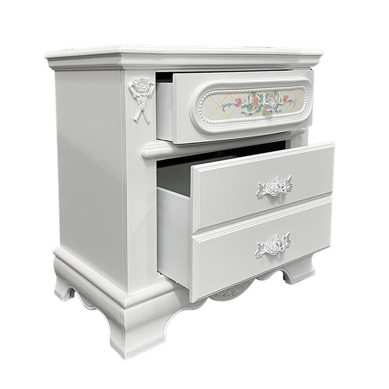 Calgary Furniture Emporium Flora 3-Drawer Nightstand BD01639 IMAGE 3