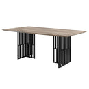 Calgary Furniture Emporium Zudora Dining Table with Pedestal Base DN01757 IMAGE 1