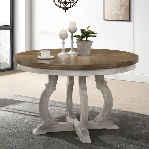 Calgary Furniture Emporium Round Cillin Dining Table with Pedestal Base DN01805 IMAGE 1
