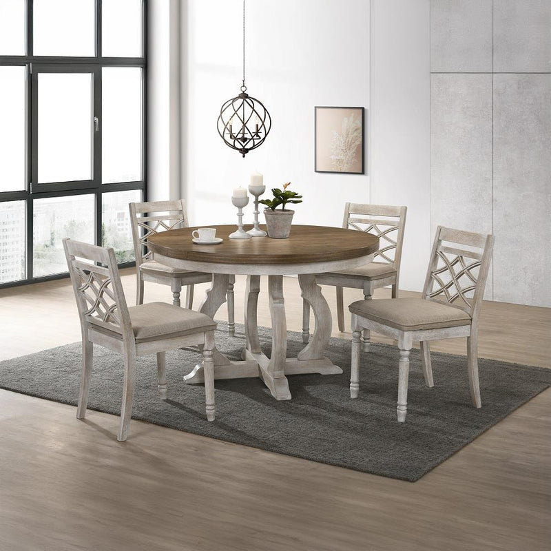 Calgary Furniture Emporium Round Cillin Dining Table with Pedestal Base DN01805 IMAGE 5