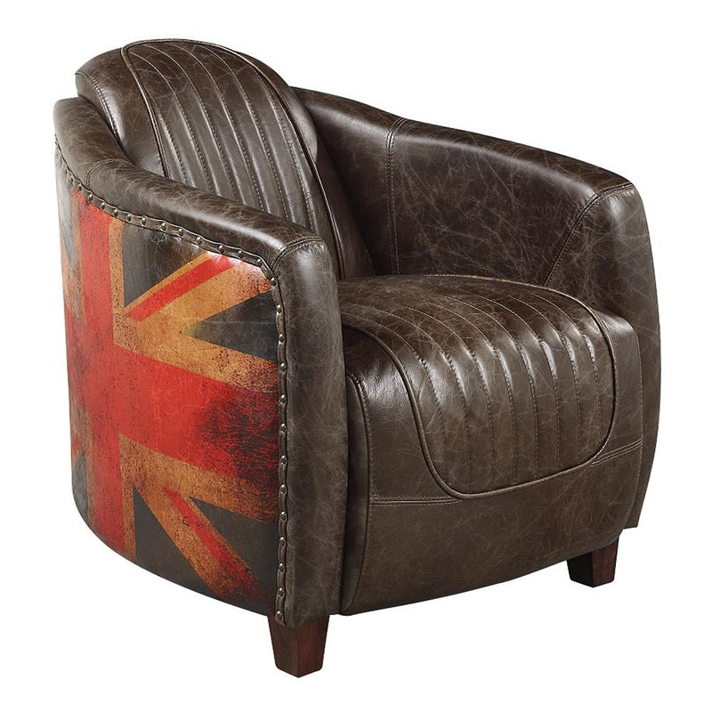 Calgary Furniture Emporium Brancaster Stationary Leather Chair LV01811 IMAGE 2