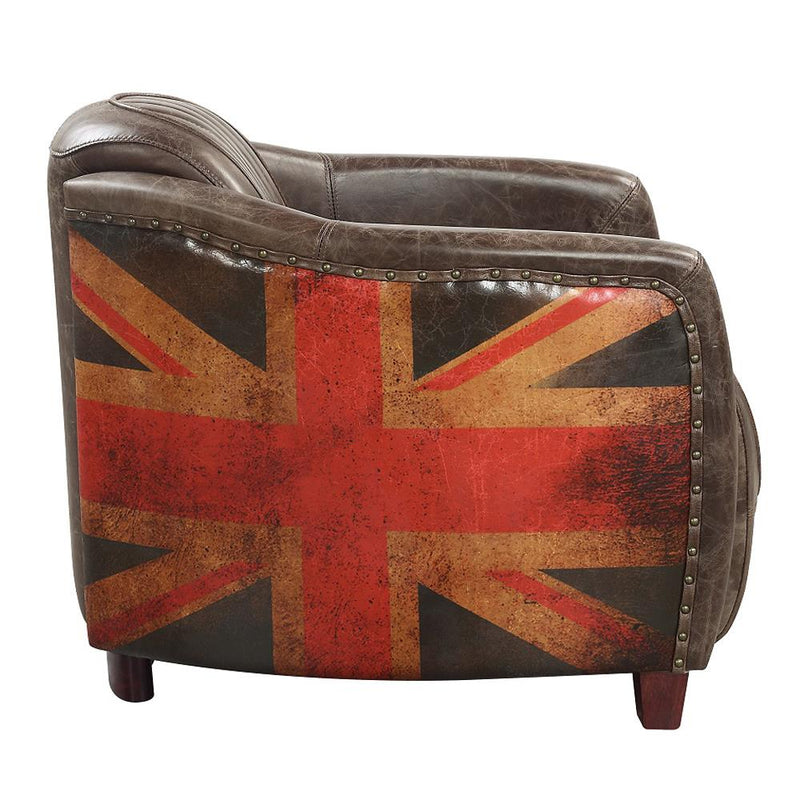 Calgary Furniture Emporium Brancaster Stationary Leather Chair LV01811 IMAGE 4