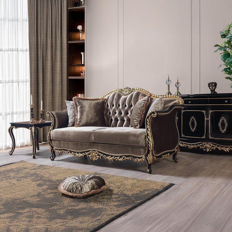 Calgary Furniture Emporium Betria Stationary Fabric Loveseat LV01888 IMAGE 5
