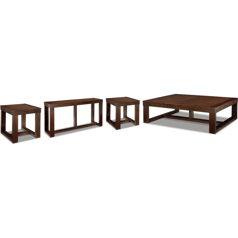  Signature Design by Ashley Watson T481T1 Coffee Table and 2 End Tables with Console IMAGE 1