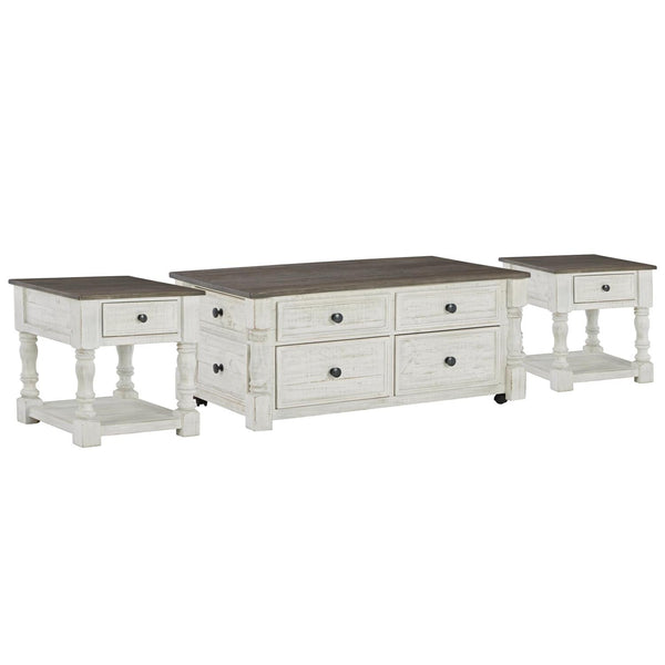 Signature Design by Ashley Havalance T994T1 Lift Top Coffee Table and 2 End Tables IMAGE 1
