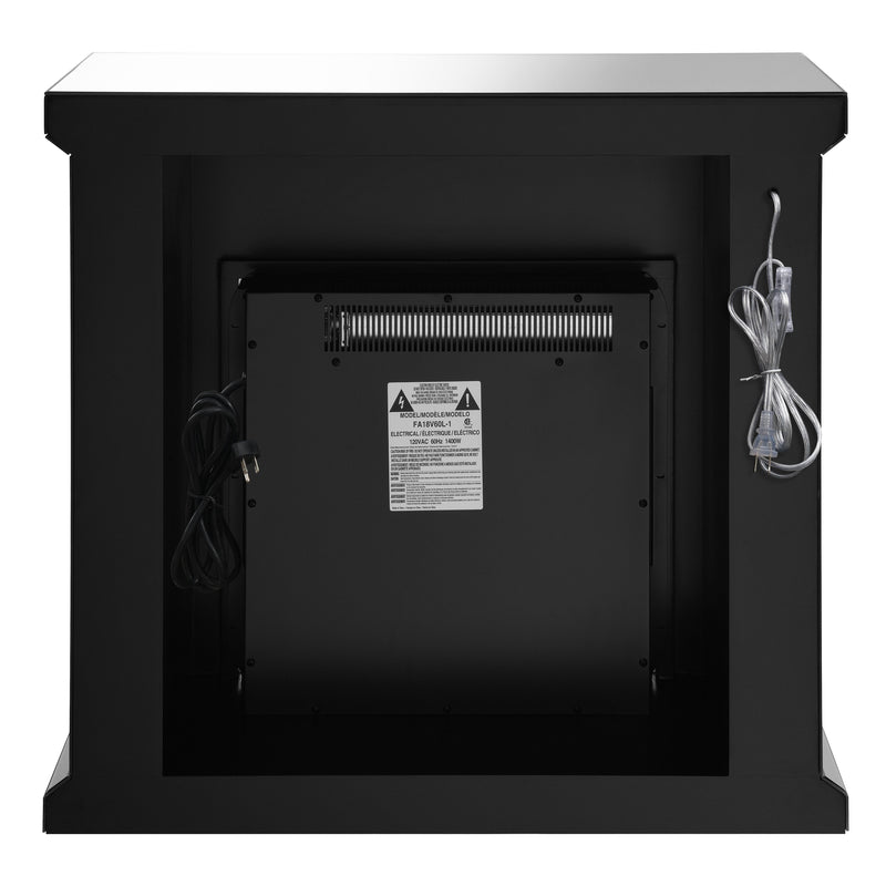 Coaster Furniture Lorelai 991047 Mirrored Freestanding Electric Fireplace - Silver IMAGE 5