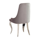 Coaster Furniture Antoine 108812 Velvet Upholstered Dining Side Chair - Grey IMAGE 2
