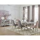 Coaster Furniture Antoine 108813 Velvet Upholstered Dining Side Chair - Pink IMAGE 3