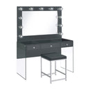 Coaster Furniture Afshan 3-Drawer Vanity Desk with Vanity Stool IMAGE 1