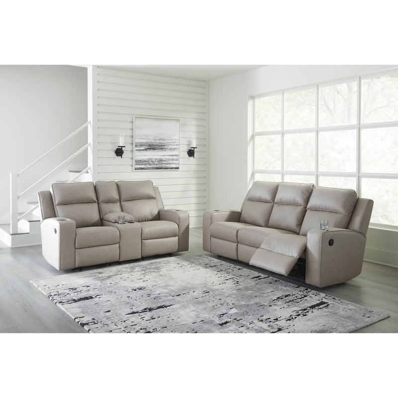  Signature Design by Ashley Lavenhorne 6330789C Reclining Sofa with Drop Down Table IMAGE 9