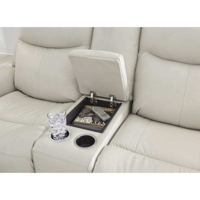  Signature Design by Ashley Mindanao U5950518C Power Reclining Loveseat with Console and Adjustable Headrest IMAGE 8
