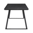 Coaster Furniture Smith 115231 Rectangular 71-inch Ceramic Top Dining Table - Black IMAGE 3
