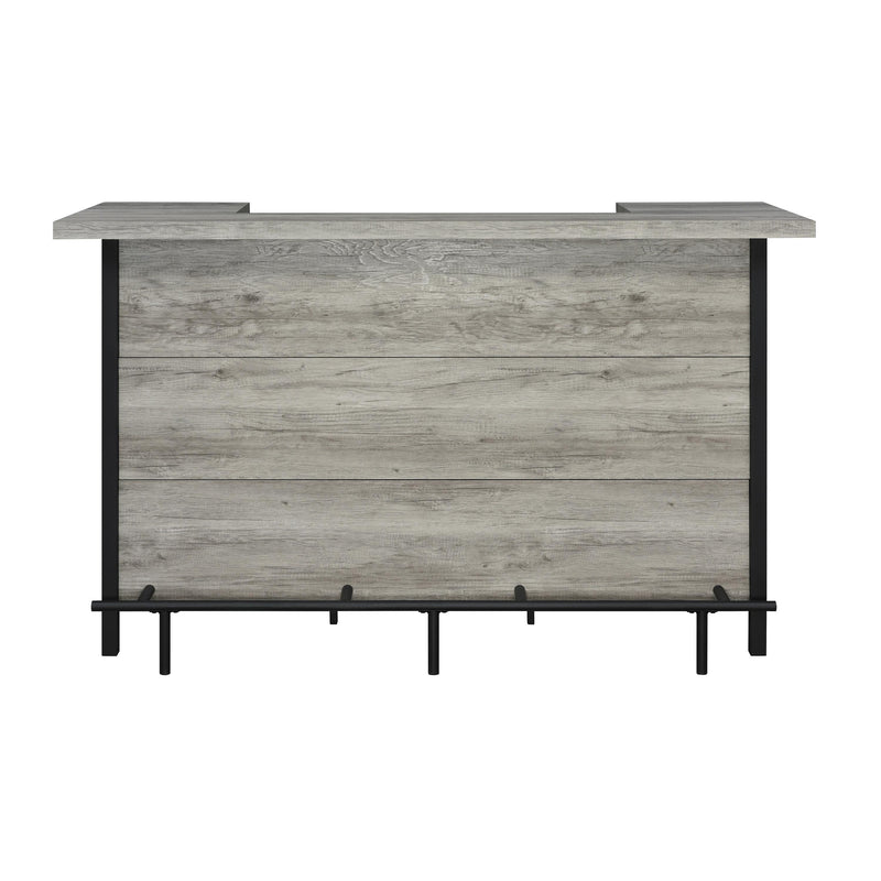 Coaster Furniture Bellemore 182105 Freestanding Home Bar Wine Cabinet - Grey Driftwood IMAGE 2