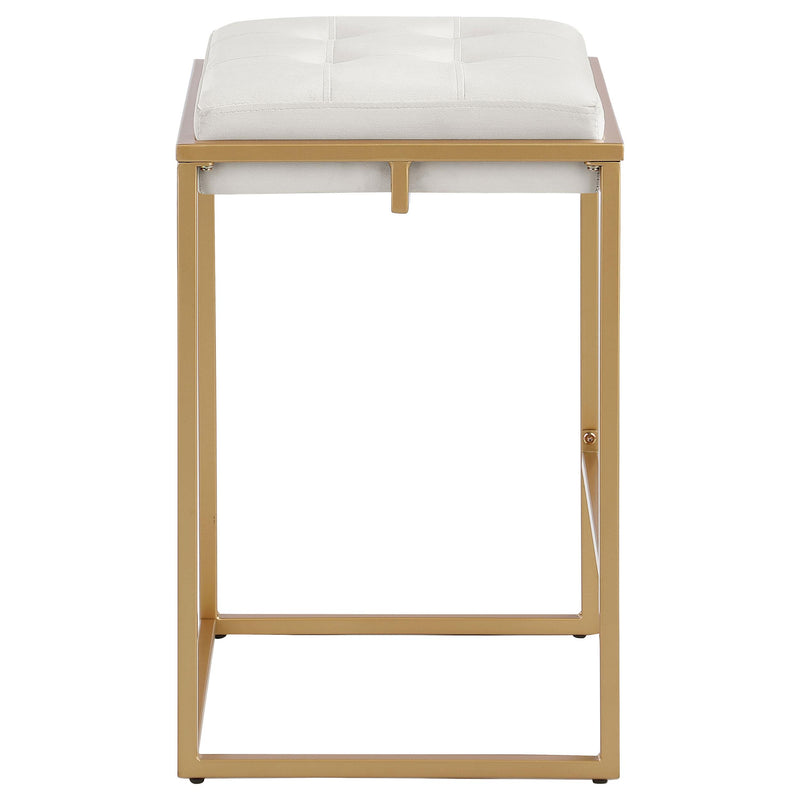 Coaster Furniture Nadia 183645 Upholstered Backless Counter Stool - Beige IMAGE 7