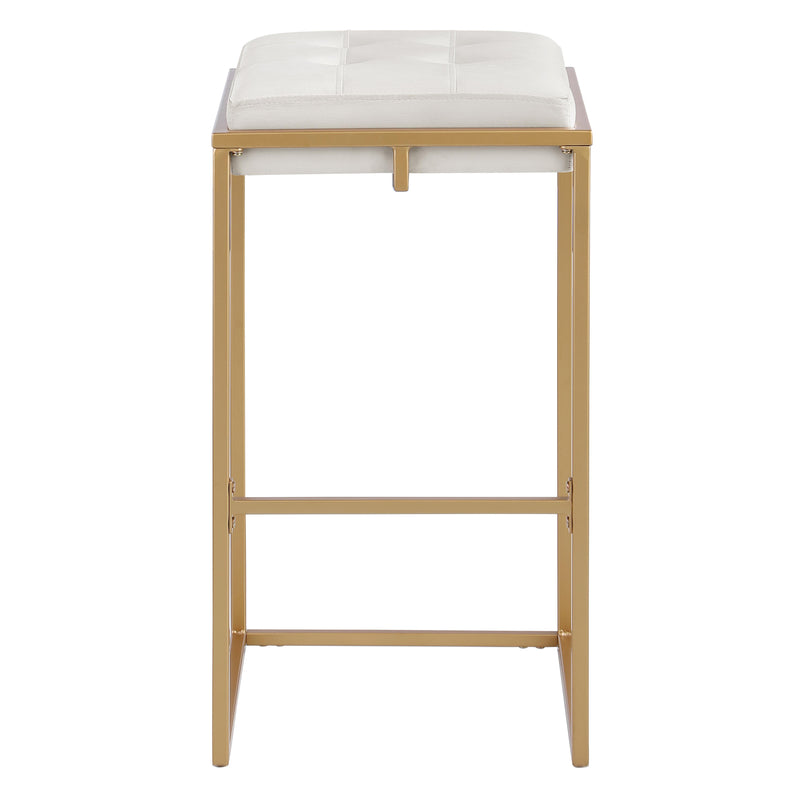 Coaster Furniture Nadia 183646 Upholstered Backless Bar Stool - Beige IMAGE 2