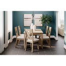  Signature Design by Ashley Sanbriar D393-425 Rectangular Dining Room Table Set IMAGE 3