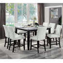 Calgary Furniture Emporium Square Hussein Counter Height Dining Table with Marble Top DN01444 IMAGE 10