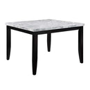 Calgary Furniture Emporium Square Hussein Counter Height Dining Table with Marble Top DN01444 IMAGE 2