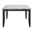 Calgary Furniture Emporium Square Hussein Counter Height Dining Table with Marble Top DN01444 IMAGE 3