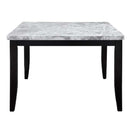 Calgary Furniture Emporium Square Hussein Counter Height Dining Table with Marble Top DN01444 IMAGE 8