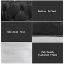 Calgary Furniture Emporium Brancaster Stationary Leather Loveseat LV02285 IMAGE 10