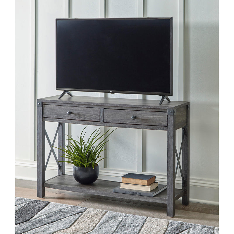 Signature Design by Ashley Freedan T175T2 Lift-top Coffee Table, 2 End Tables and Console IMAGE 9