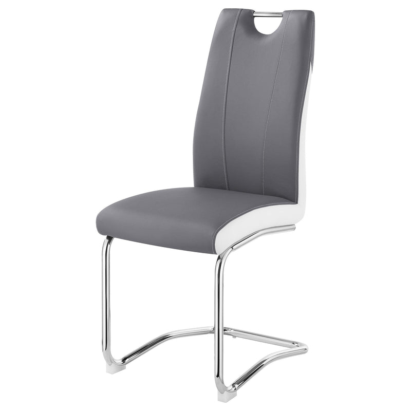 Coaster Furniture Brooklyn 193812 Upholstered Dining Side Chair - Grey IMAGE 3